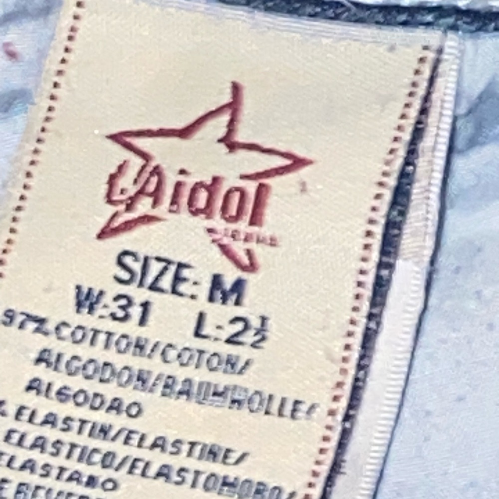 Women’s LA Idol blue Jean shorts